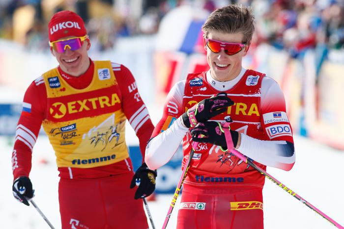 Кризисом грозного Йоханнеса Клебо пользуется конкурент: лыжник Харальд Амундсен оторвался от соперников