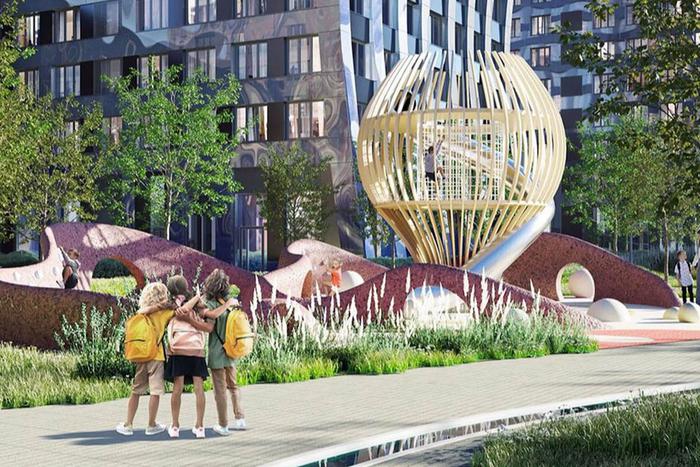 На набережной Южного порта появятся понтонный бассейн, водная игровая площадка и плавучие бани