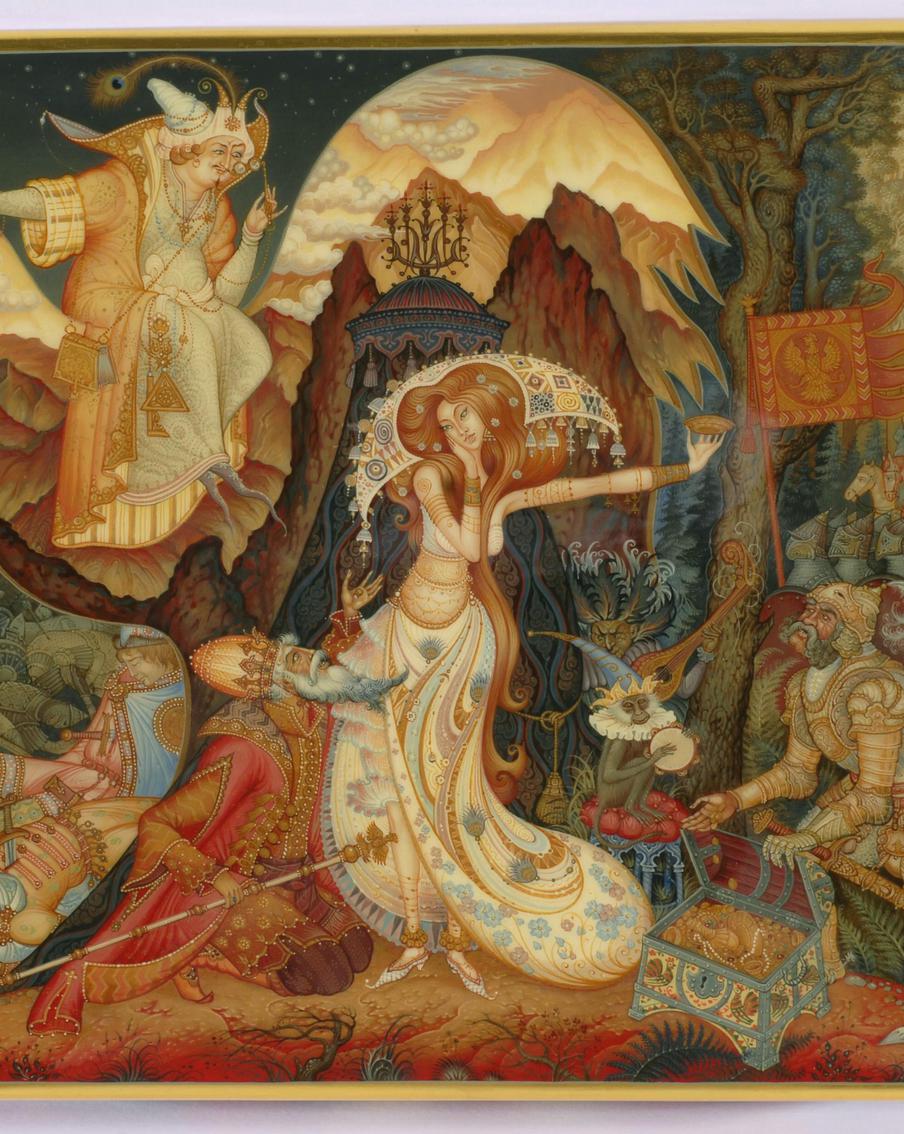 Уникальные иконы и редкие работы миниатюрной лаковой живописи показали на выставке "Мстёра многоликая" во Владимире