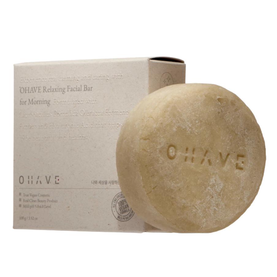 Освежающее мыло для утреннего умывания лица OHAVE (3800 руб.)