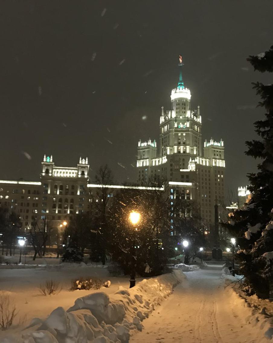 Москвичей предупредили о метели с порывистым ветром