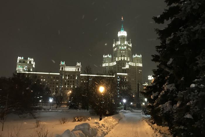 Москвичей предупредили о метели с порывистым ветром