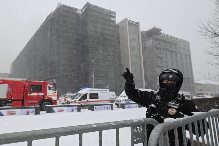 Пожар на Пушкинской площади в Москве окончательно потушили