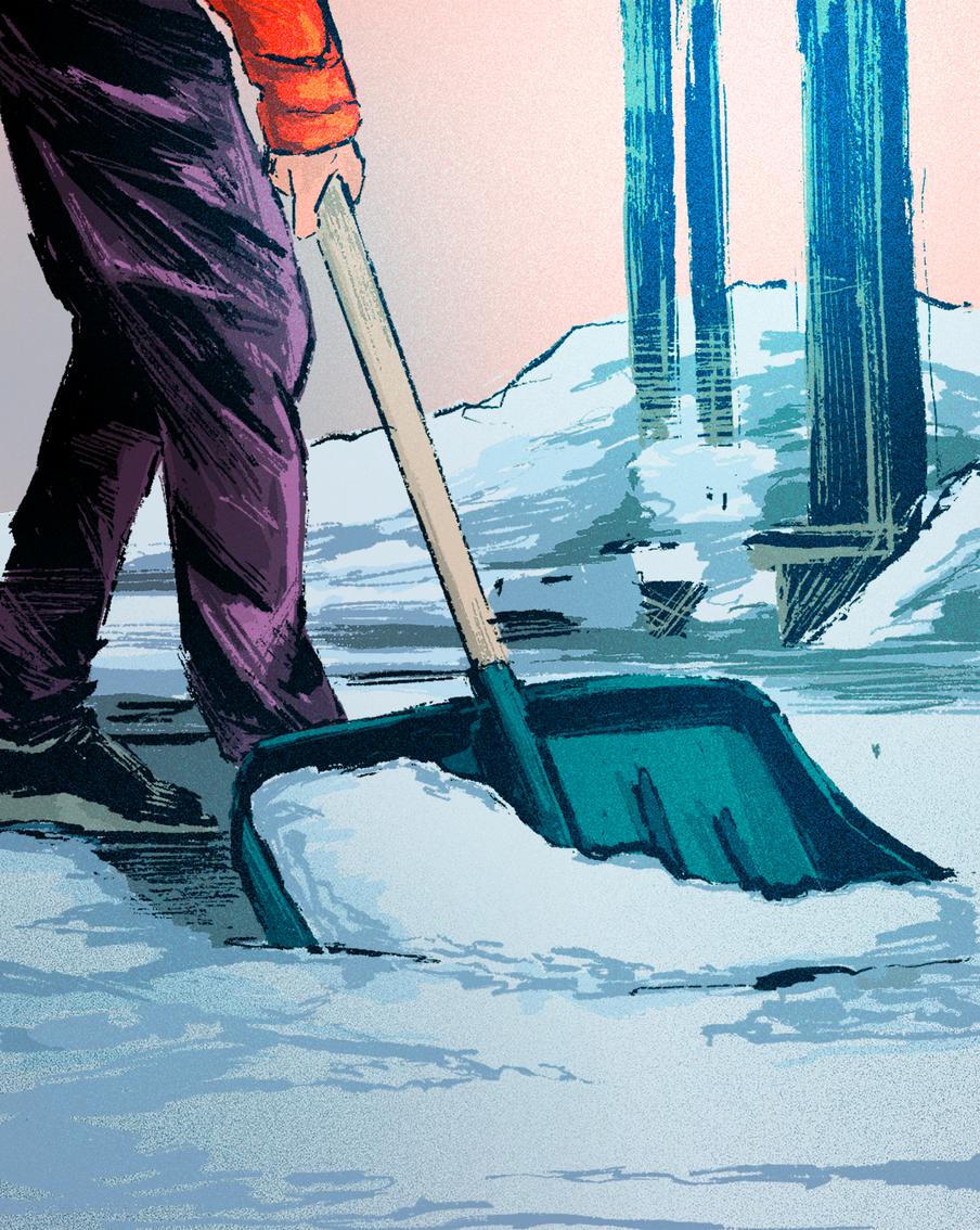 "Vamos на работу!" Metro почистило снег с кубинцами