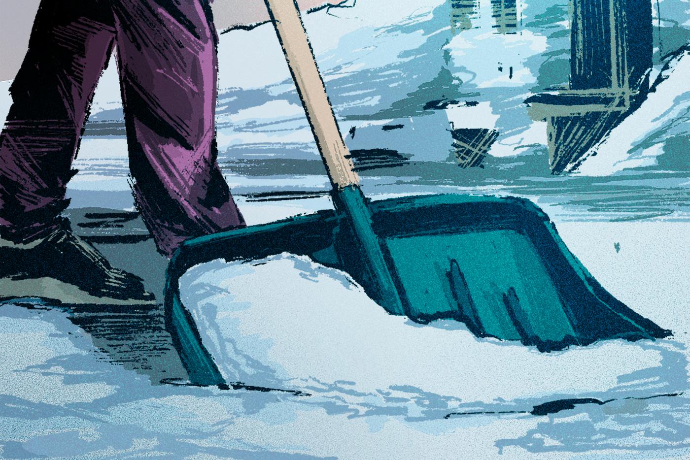 "Vamos на работу!" Metro почистило снег с кубинцами