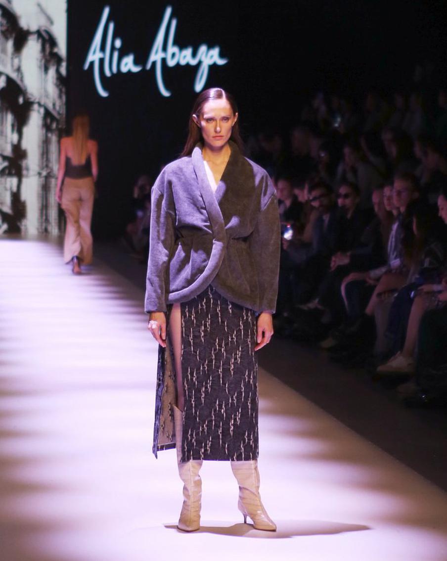 Национальные элементы и анималистику показал египетский бренд на Московской неделе моды