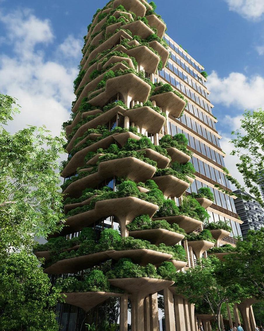 Из панорманых окон открывается отличный вид.