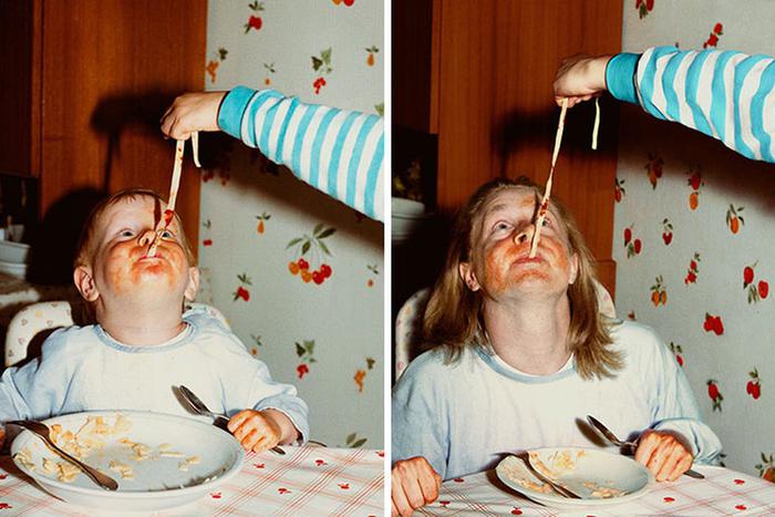 "Назад в будущее": фотограф из Аргентины возвращает людей на старые фотографии