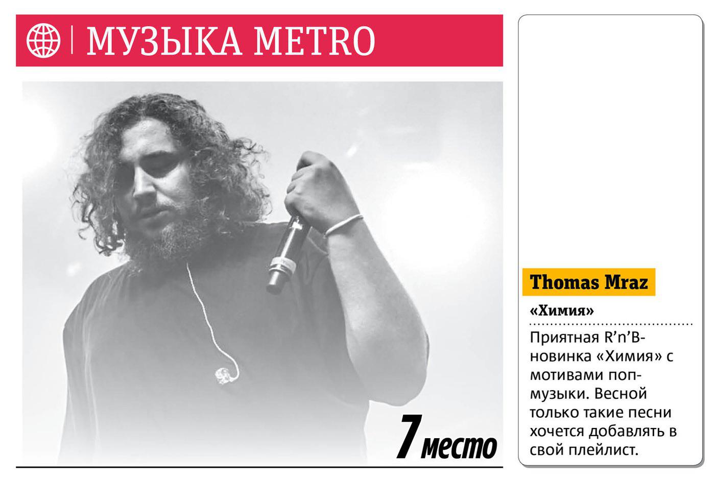 Еженедельный хит-парад Metro