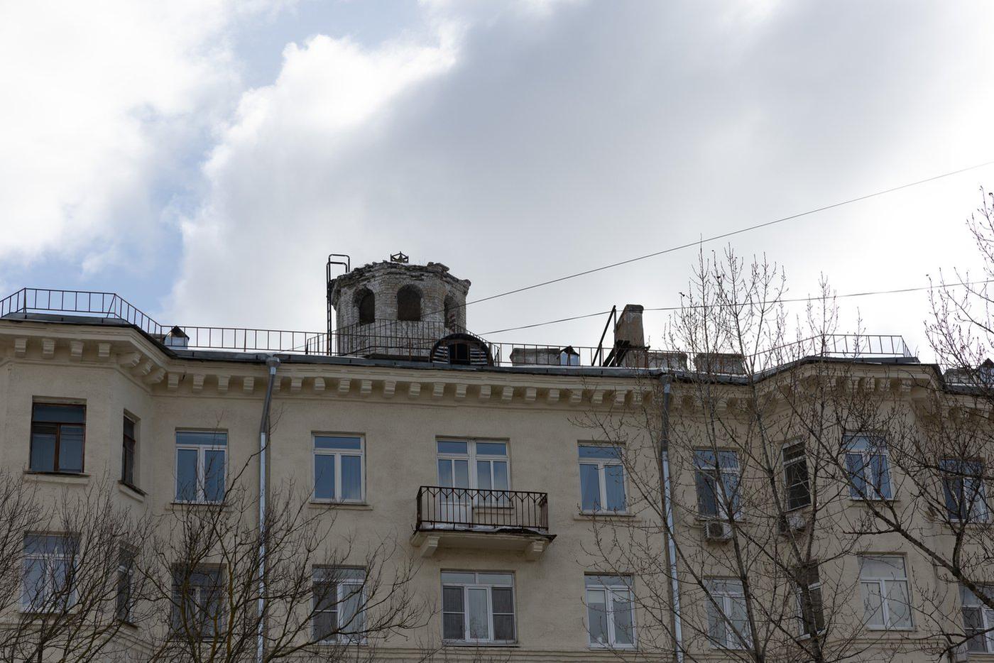 Та самая башенка на крыше, где "живёт" Карлсон.