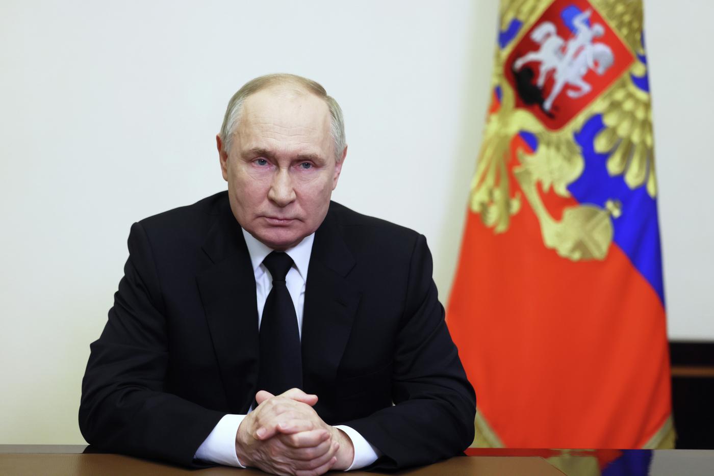 Президент Владимир Путин отреагировал на теракт в "Крокус Сити Холле"