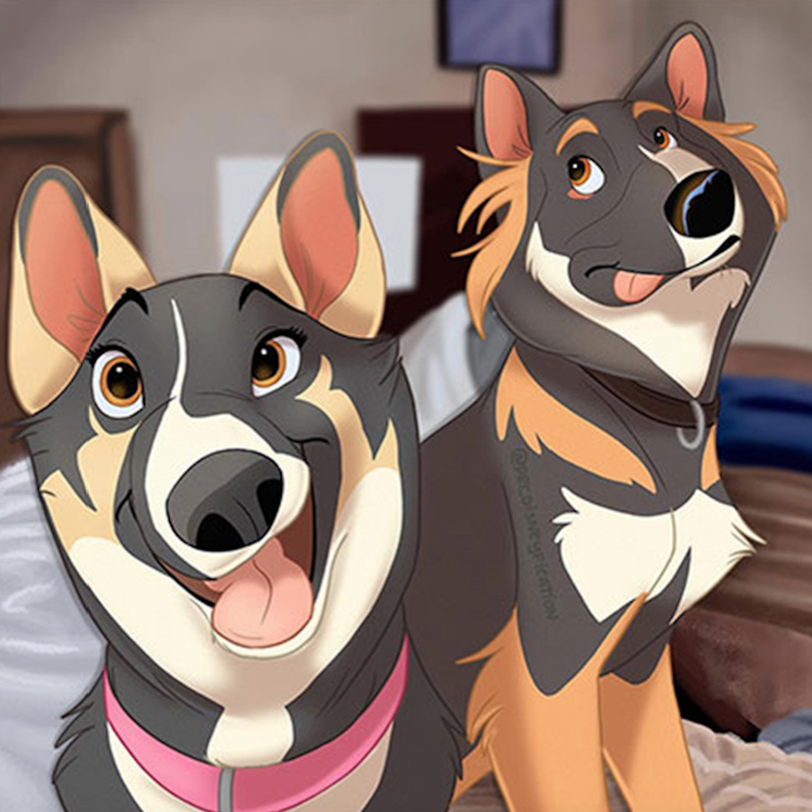 Животные в жизни и на портрете.