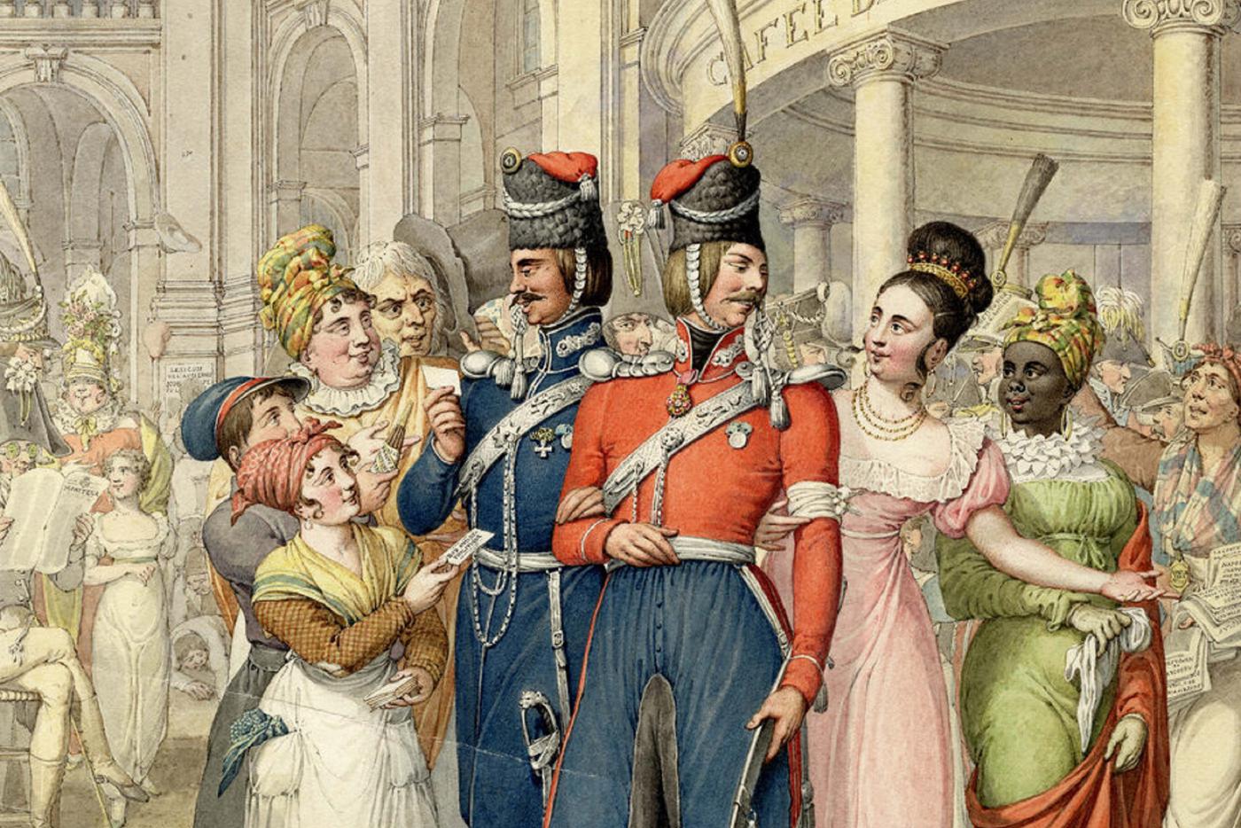 Ровно 210 лет назад русская армия вошла в Париж и навсегда осталась на рисунках художников