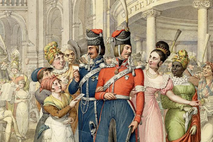 Ровно 210 лет назад русская армия вошла в Париж и навсегда осталась на рисунках художников