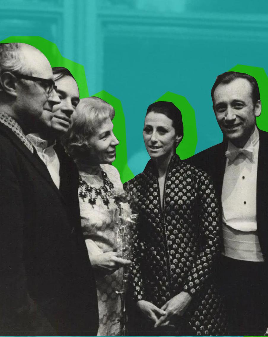 Вместе дружили и творили. Плисецкая и Щедрин ходили в гости к Вознесенскому