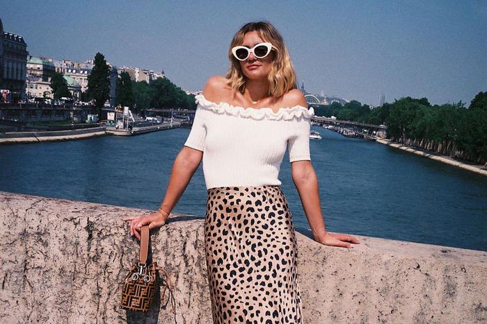 "Хищная" леопардовая юбка снова в тренде сезона