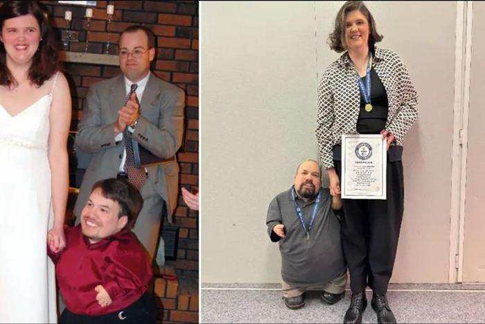 Разница в росте супругов из США составляет почти метр! Какие ещё достижения пар вошли в Книгу рекордов Гиннеса