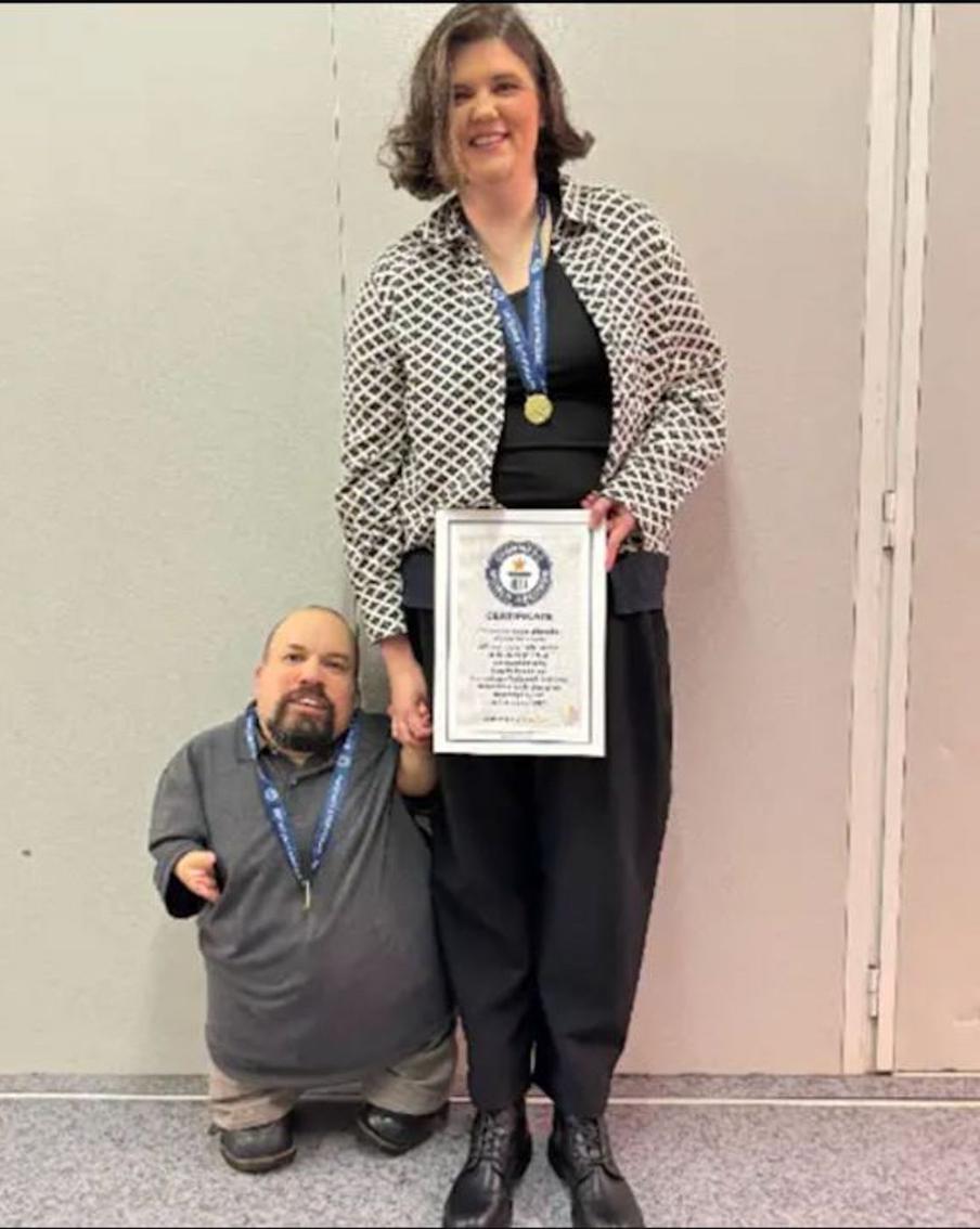 Разница в росте супругов из США составляет почти метр! Какие ещё достижения пар вошли в Книгу рекордов Гиннеса