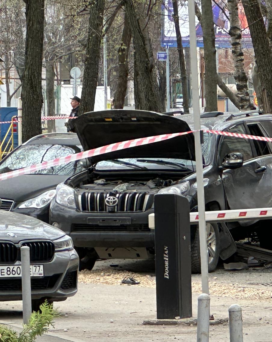 Арестован подозреваемый в деле о подрыве машины в Москве. Ему вменяется пособничество в создании взрывного устройства