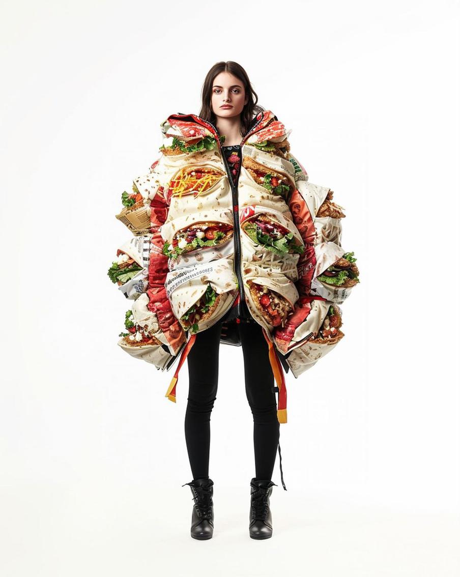 В таком пуховике стоит остерегаться проголодавшихся.