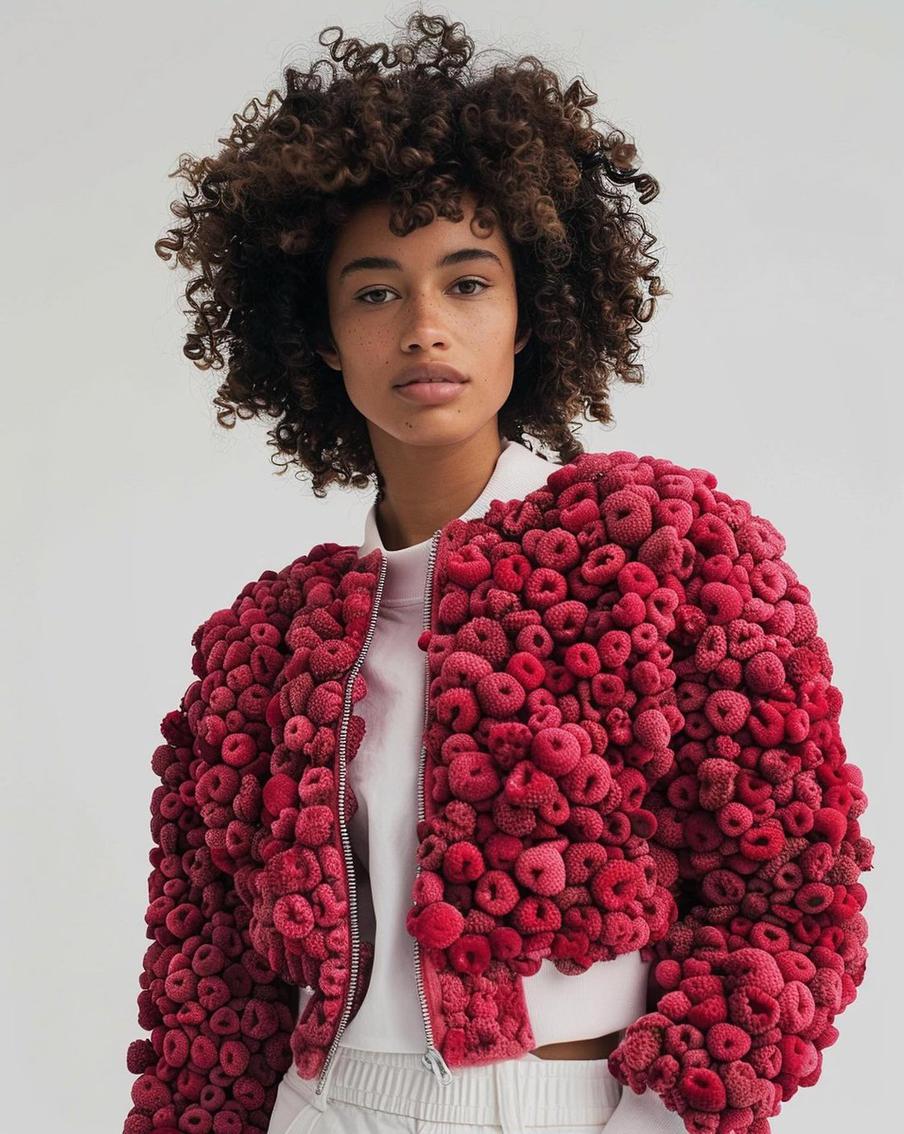 Бомбер для малинового настроения.