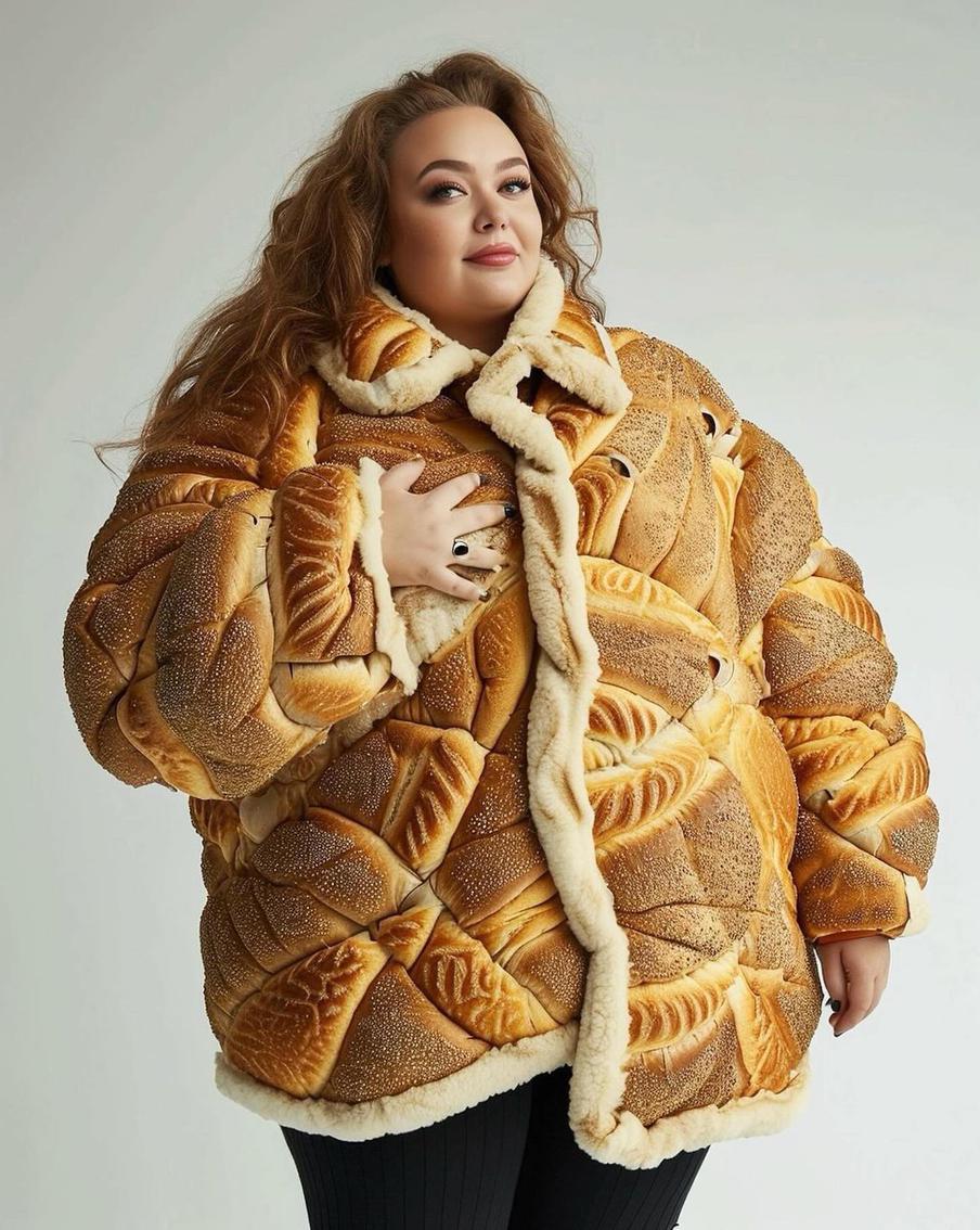 Пальто "называй меня сладкая булочка".