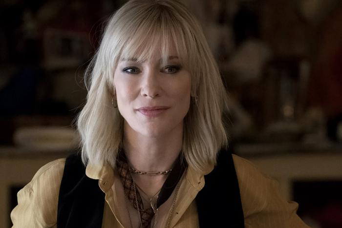 Образы героини Кейт Бланшетт в фильме "8 подруг Оушена" демонстрируют сексуальность, твёрдый характер и рок