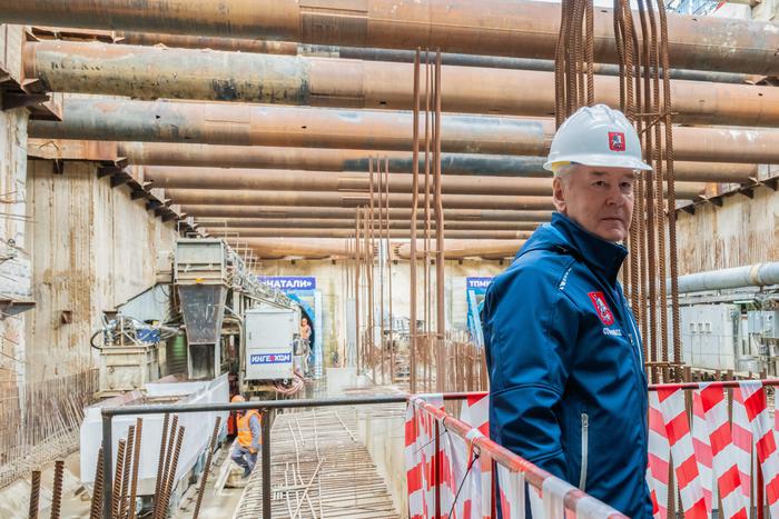 Собянин дал старт проходке тоннелей Рублево-Архангельской линии метро