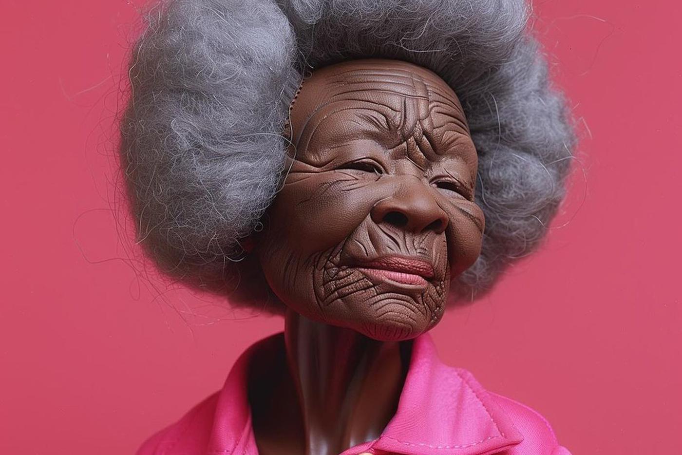 Художница показала, как могла бы выглядеть Барби, ставшая пожилой женщиной