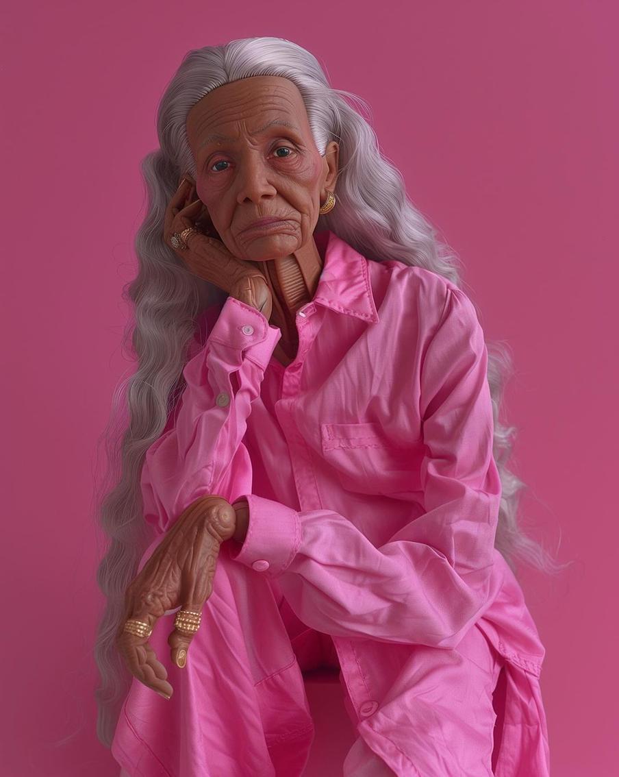 Барби на фото – представительницы различных рас.