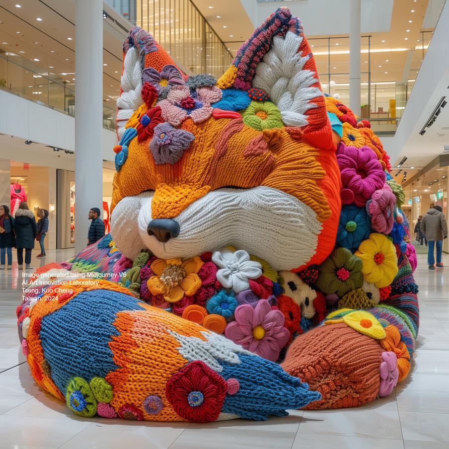 Лисичка из серии работ "Счастливый рай".