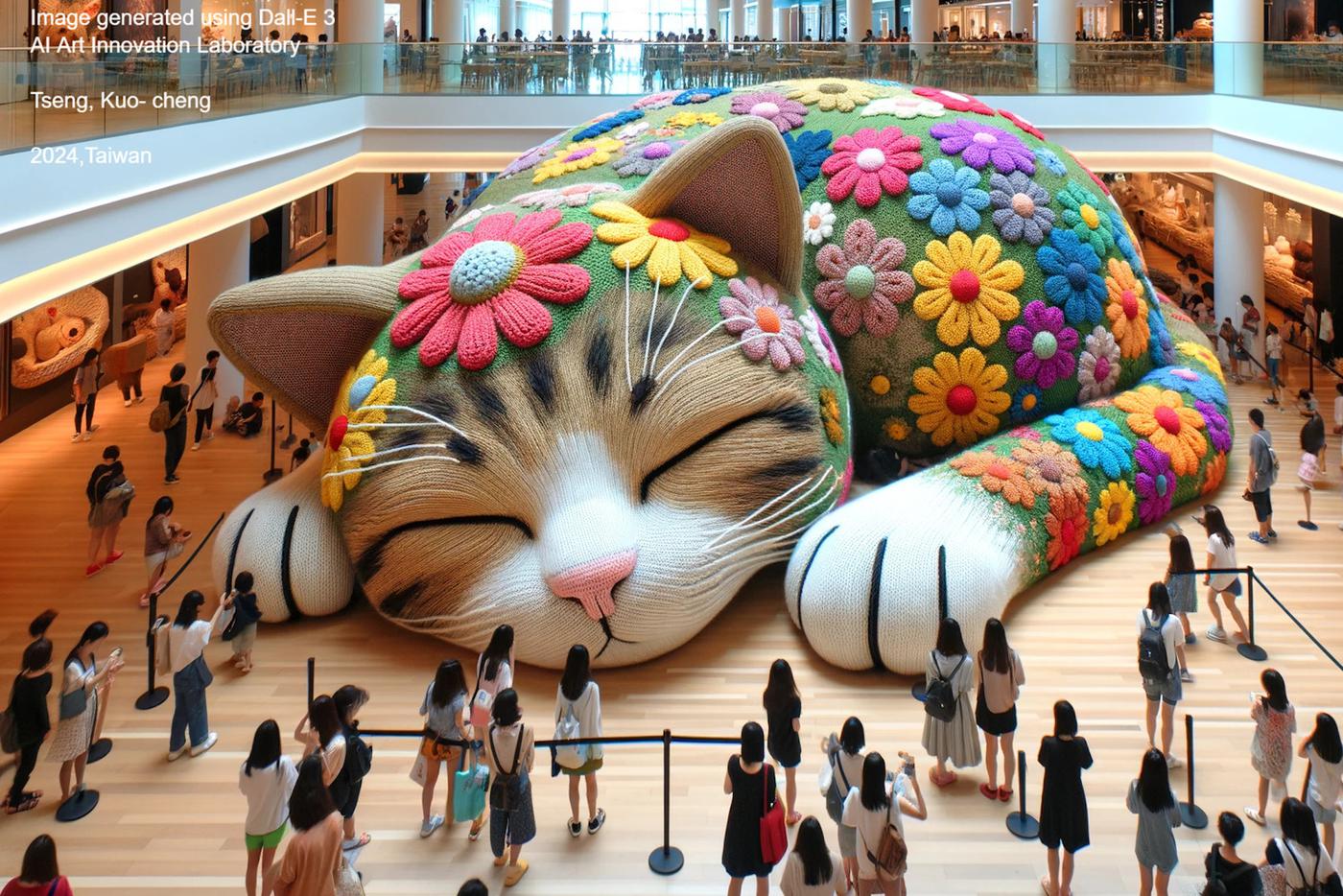 Кот из серии работ "Счастливый рай".