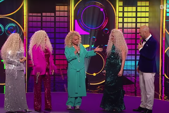 На новом шоу Бабкина и Долина вычисляли фонограмщиков. Посмотрели музыкальную тв-игру "Поймай меня, если сможешь"