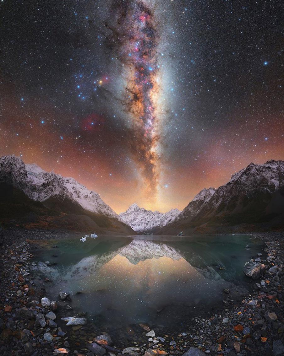 Озеро Молний | Аораки / Маунт-Кук, Новая Зеландия.