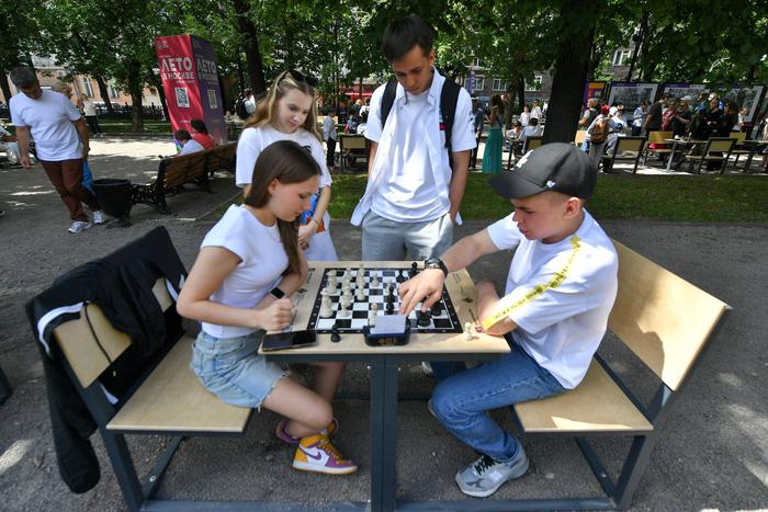 В шахматном клубе на Гоголевском бульваре озвучили летнюю программу соревнований и мероприятий для москвичей