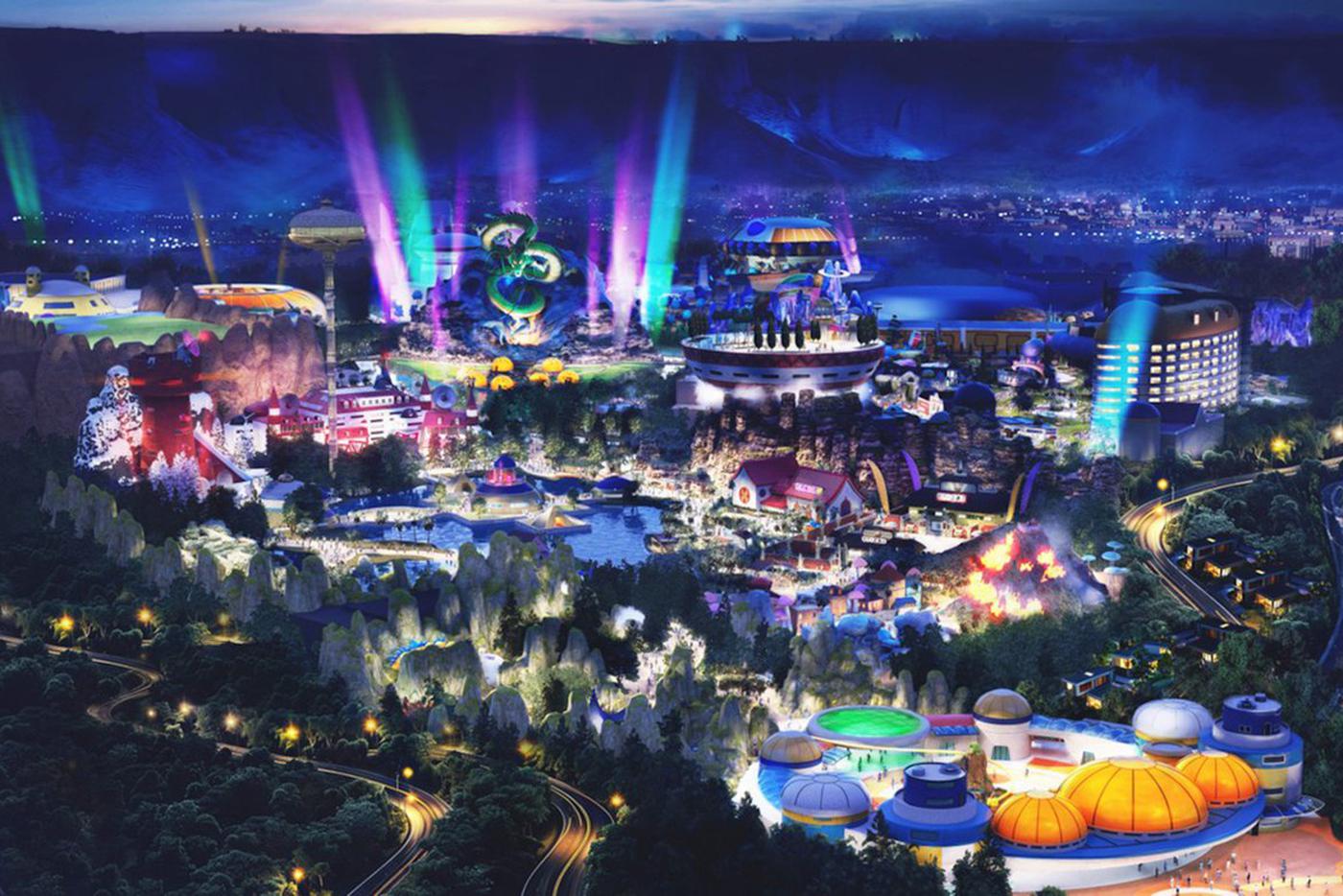 Так будет выглядеть парк Dragon Ball