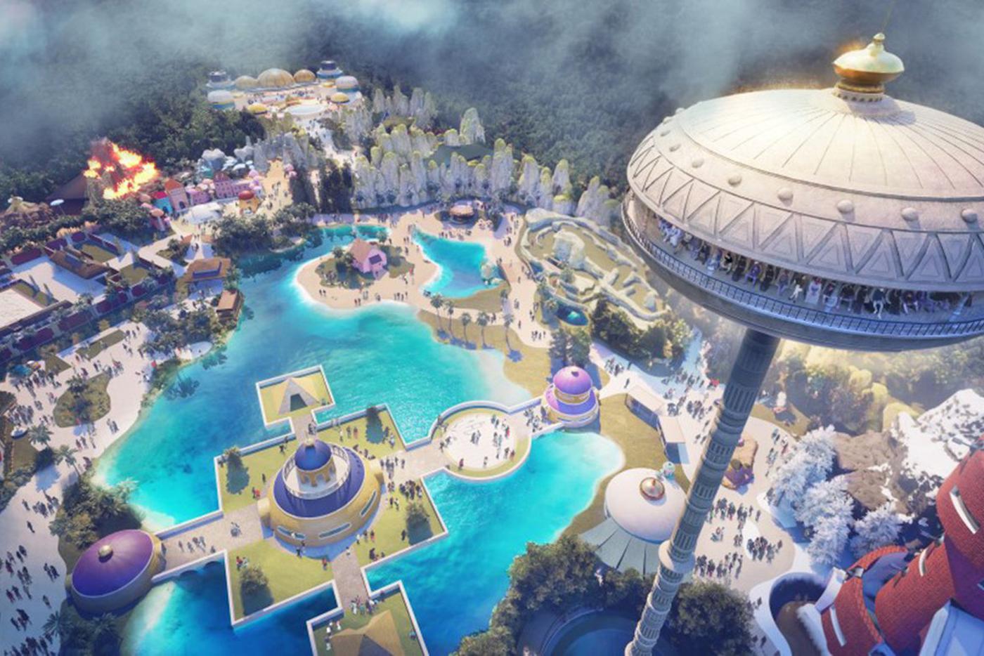 Так будет выглядеть парк Dragon Ball