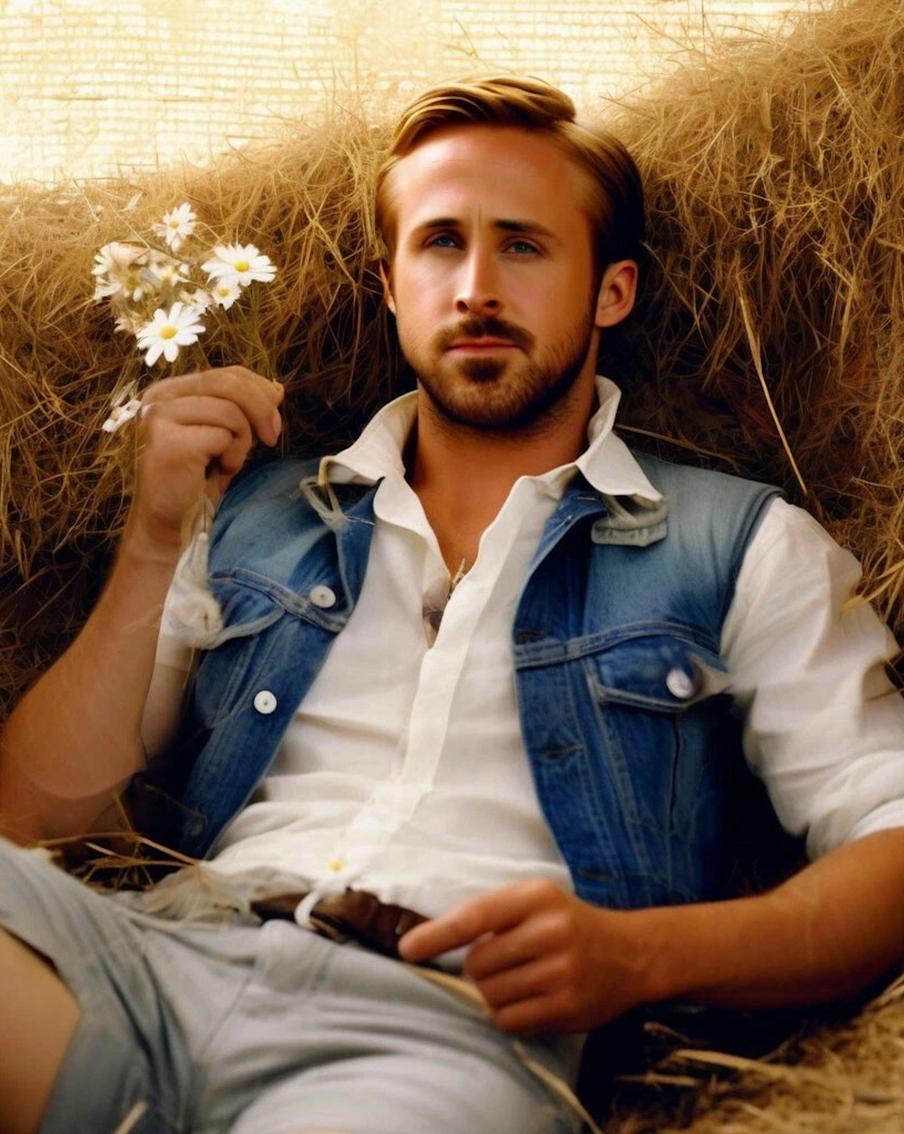 Отдых по-русски: Мадонна копает картошку, а Брэд Питт кормит курочек