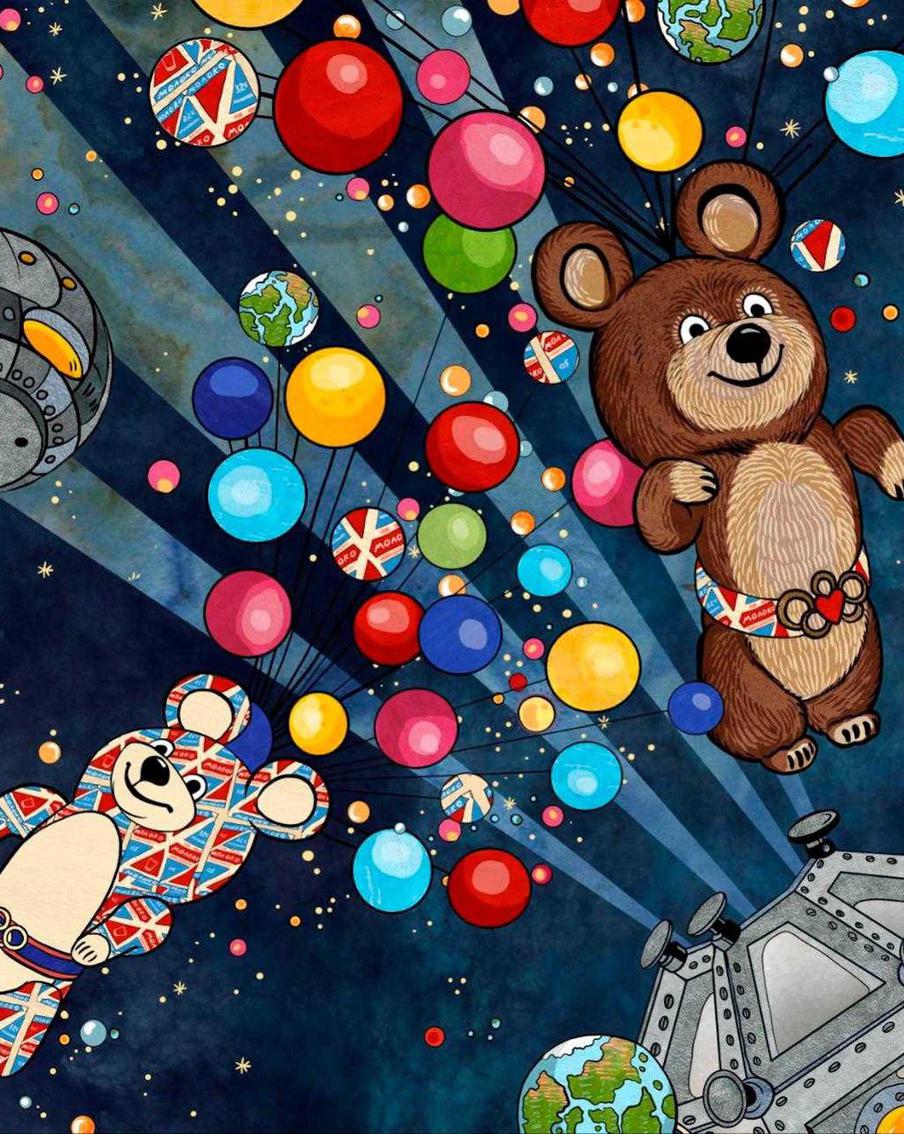 СССР отправилось в космическое будущее в работах московской художницы