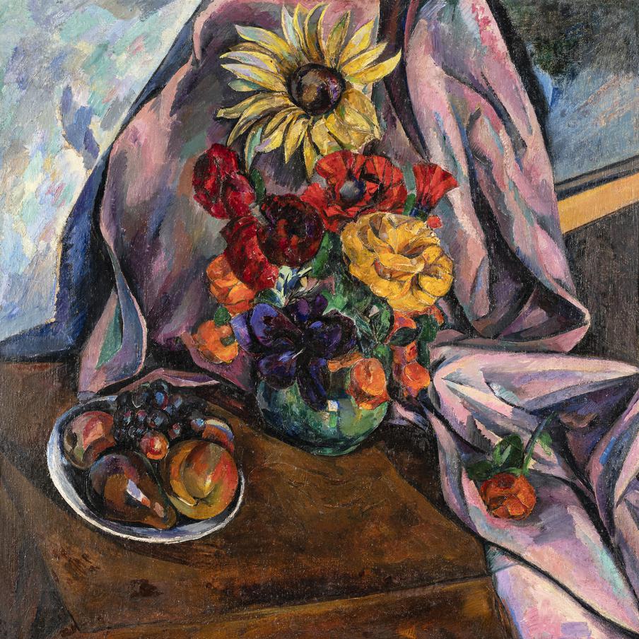 Адольф Мильман, "Натюрморт", 1918.