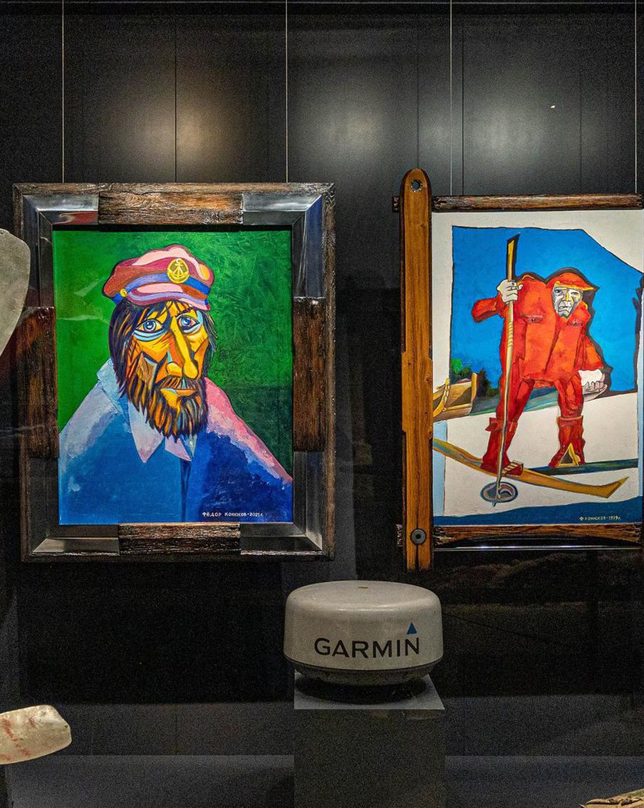 Вёсла, картины и голос Фёдора Конюхова можно увидеть и услышать в "Зарядье"