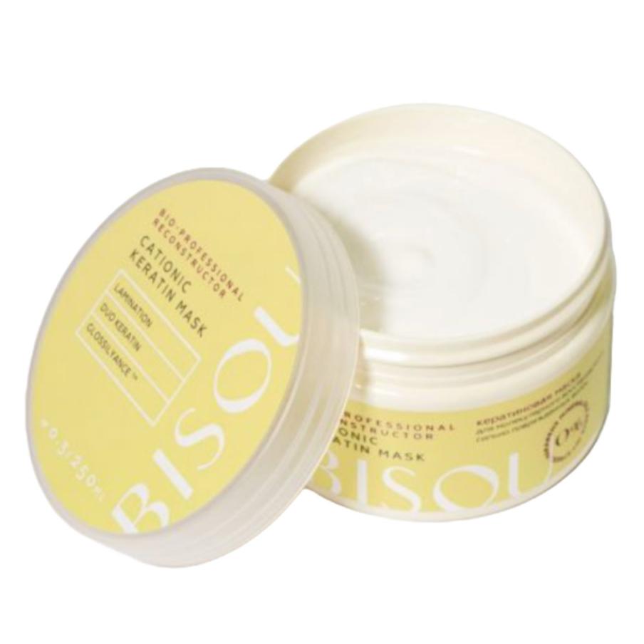 Кератиновая маска для молекулярного восстановления сильно повреждённых волос BISOU Reconstructor (594 руб.)