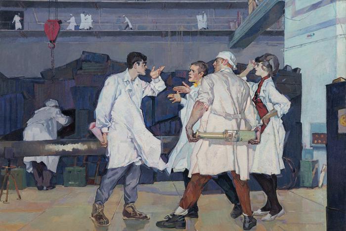 Как "золотые мозги" Президиума РАН чуть не стали яйцом: в Музее архитектуры имени А.В. Щусева показывают работы конструкторов науки