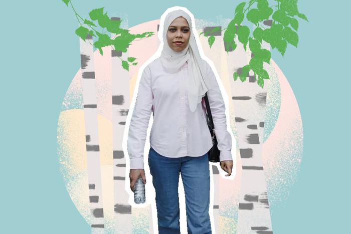 Студентку из Туниса московской жарой не напугать