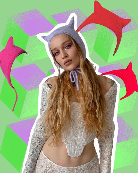 Все модницы носят чепчик с ушками: откуда пошёл тренд и где купить милый головной убор