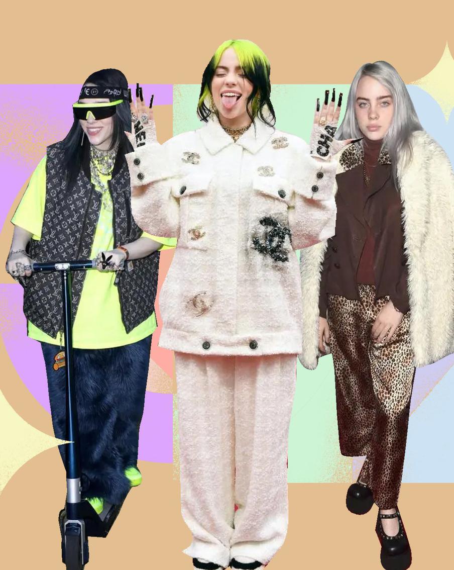 Эволюция стиля Билли Айлиш: от мешковатых образов до воздушных платьев