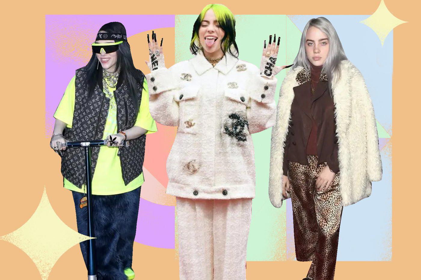 Эволюция стиля Билли Айлиш: от мешковатых образов до воздушных платьев