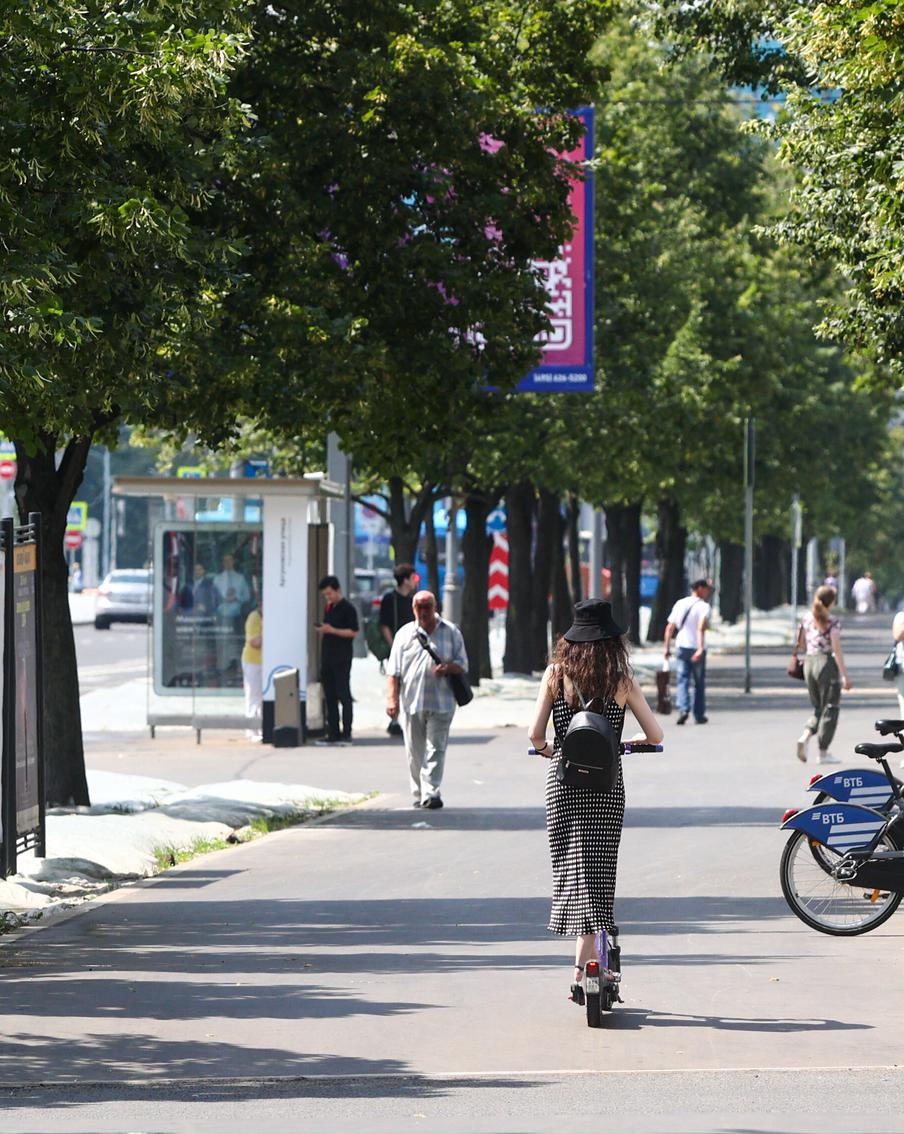 Сергей Собянин рассказал о завершении благоустройства улицы Академика Королёва