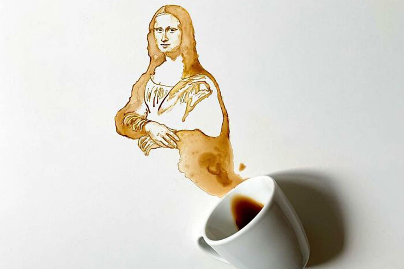 Художница создаёт потрясающие работы с помощью кофе