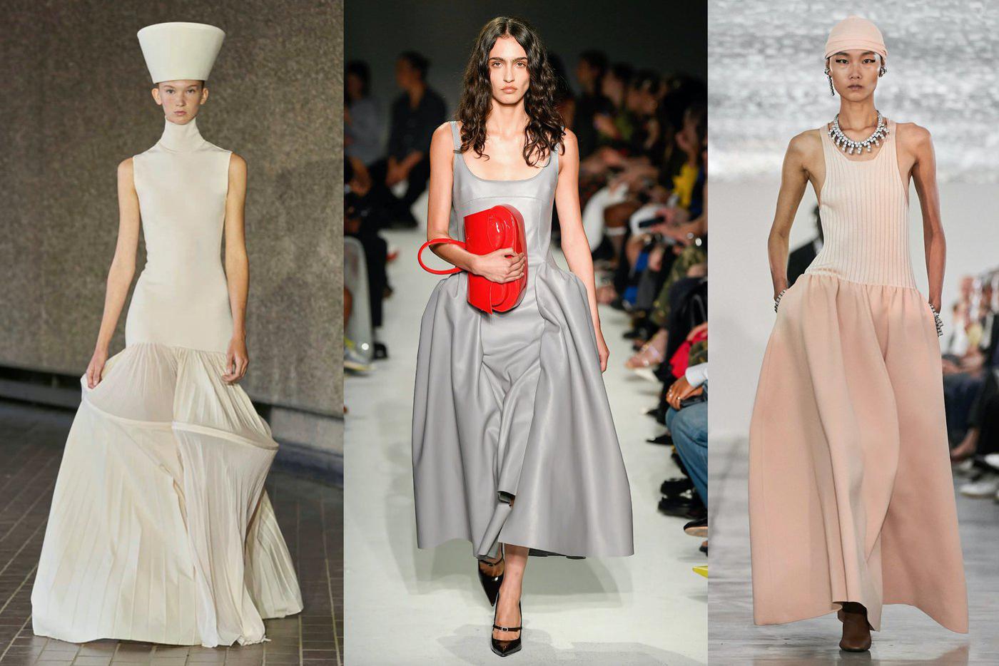 Модели на показах Roksanda, 16Arlington, Jil Sander.